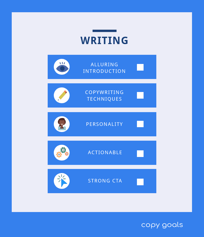 B2B Writing Checklist